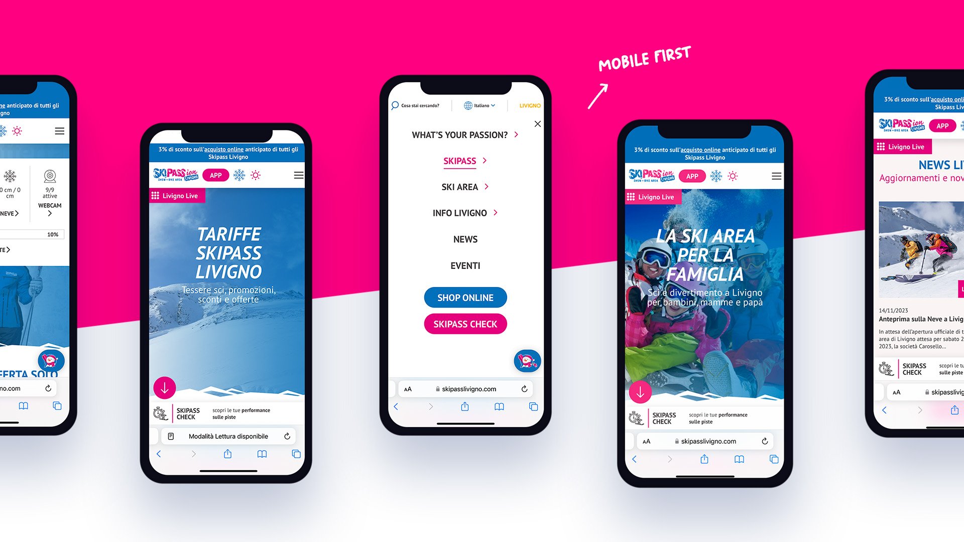 Skipass mobile first